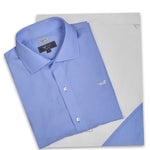 Camisa Cuello Italiano Hombre Wf Pc Azul Rockford