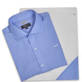 Camisa Cuello Italiano Hombre Wf Pc Azul Rockford