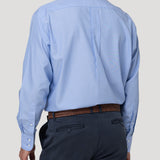 Camisa Cuello Italiano Hombre Wf Pc Azul Rockford