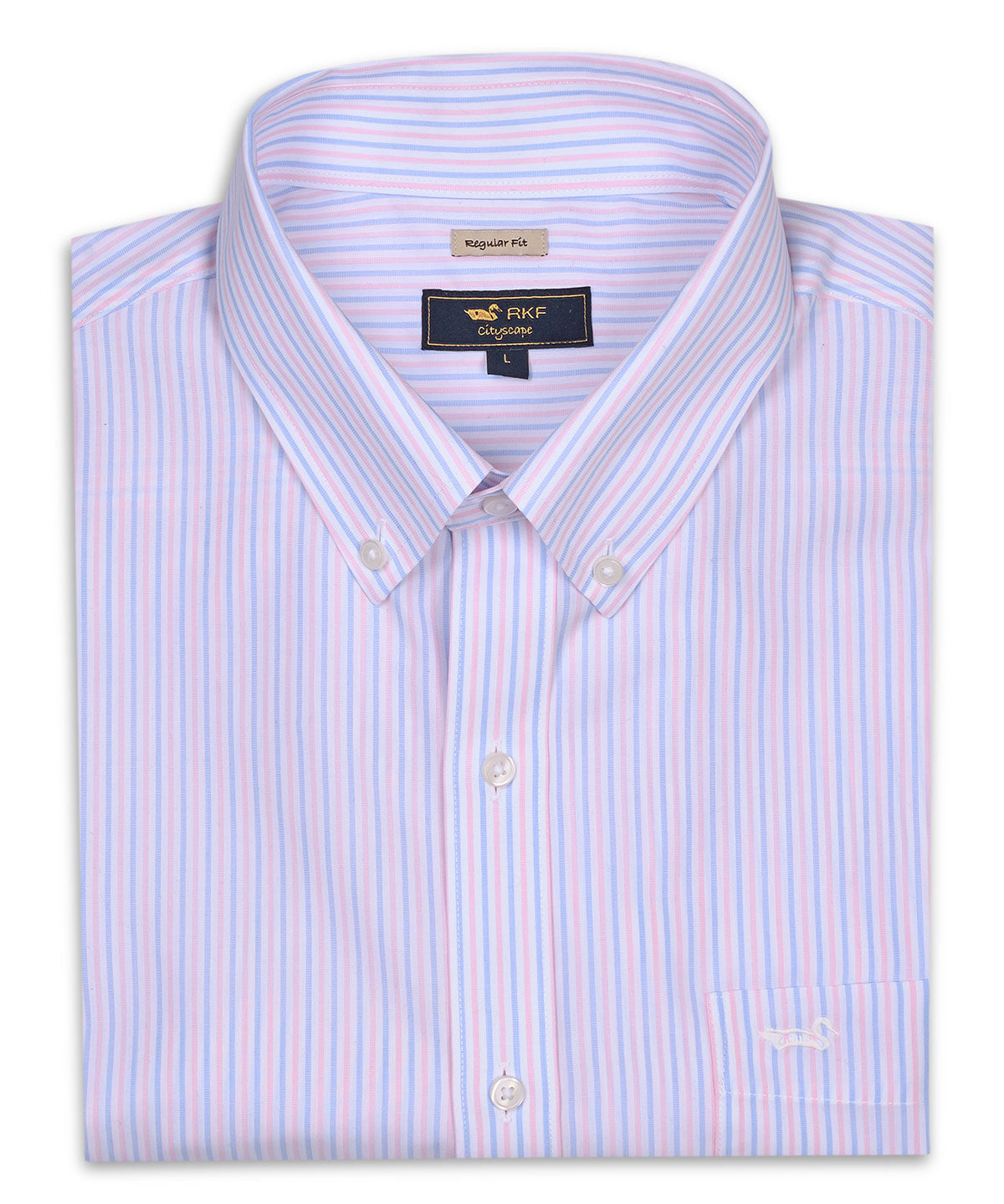 Camisa Cuello Button-Down Hombre Wf Pb Rosado Rockford