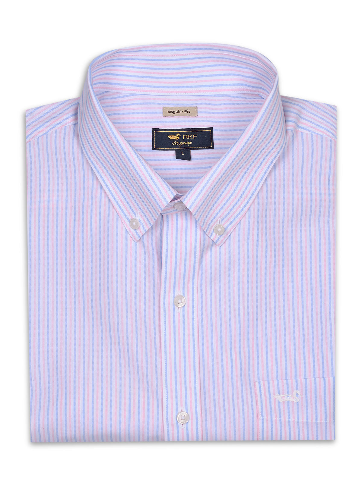 Camisa Cuello Button-Down Hombre Wf Pb Rosado Rockford