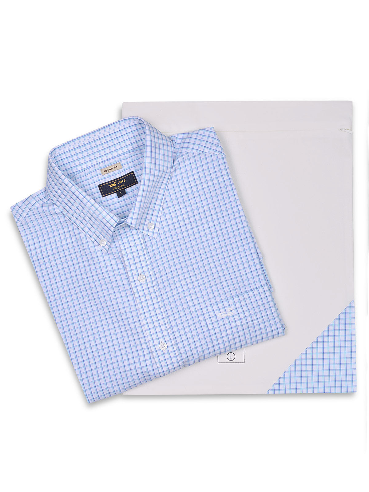 Camisa Cuello Button-Down Hombre Wf Pb Celeste Rockford