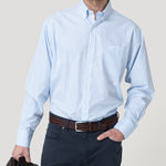Camisa Cuello Button-Down Hombre Wf Pb Celeste Rockford