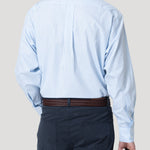 Camisa Cuello Button-Down Hombre Wf Pb Celeste Rockford