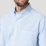 Camisa Cuello Button-Down Hombre Wf Pb Celeste Rockford
