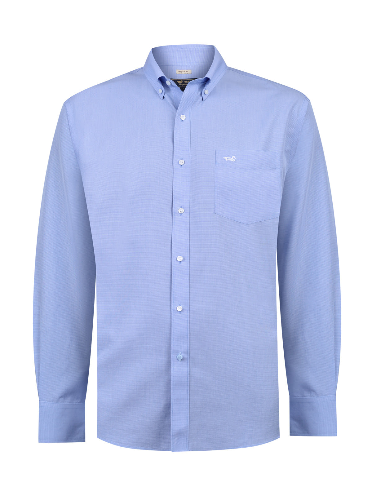 Camisa Cuello Button-Down Hombre Wf Pb Azul Rockford