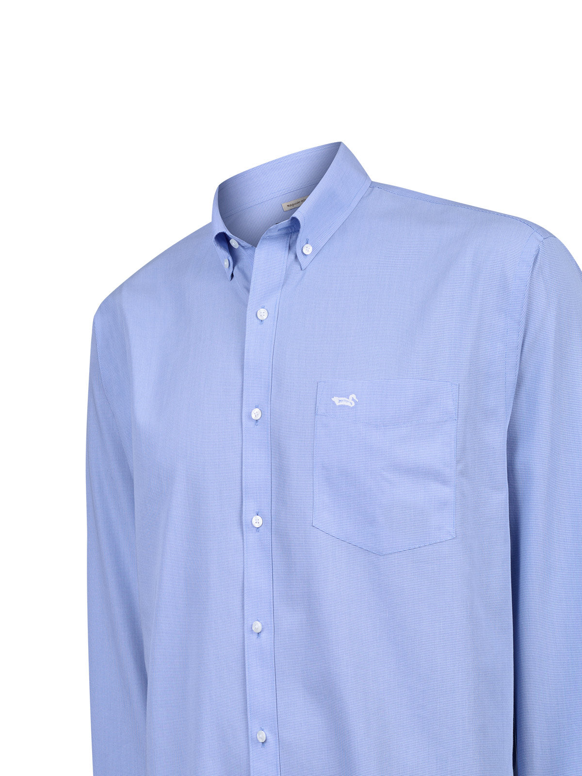 Camisa Cuello Button-Down Hombre Wf Pb Azul Rockford