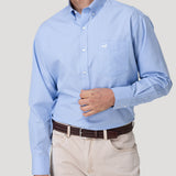 Camisa Cuello Button-Down Hombre Wf Pb Azul Rockford