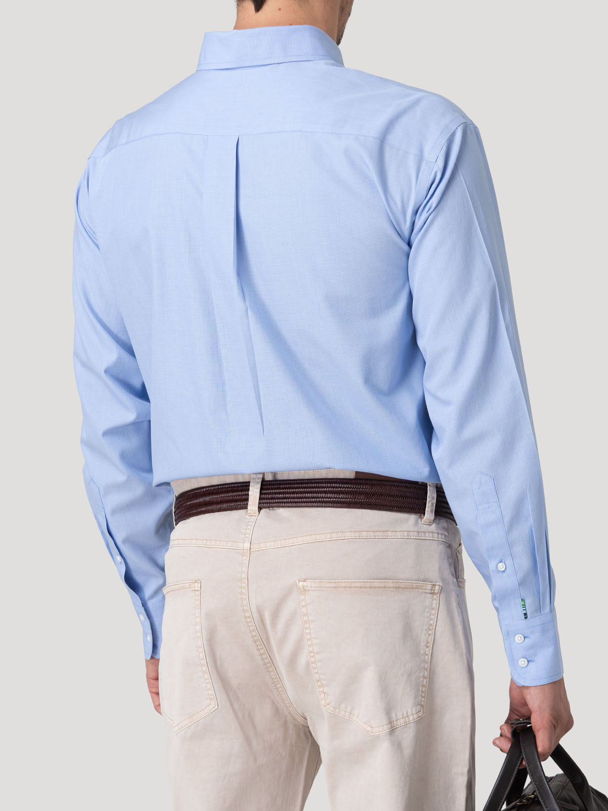 Camisa Cuello Button-Down Hombre Wf Pb Azul Rockford