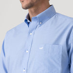 Camisa Cuello Button-Down Hombre Wf Pb Azul Rockford