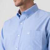 Camisa Cuello Button-Down Hombre Wf Pb Azul Rockford