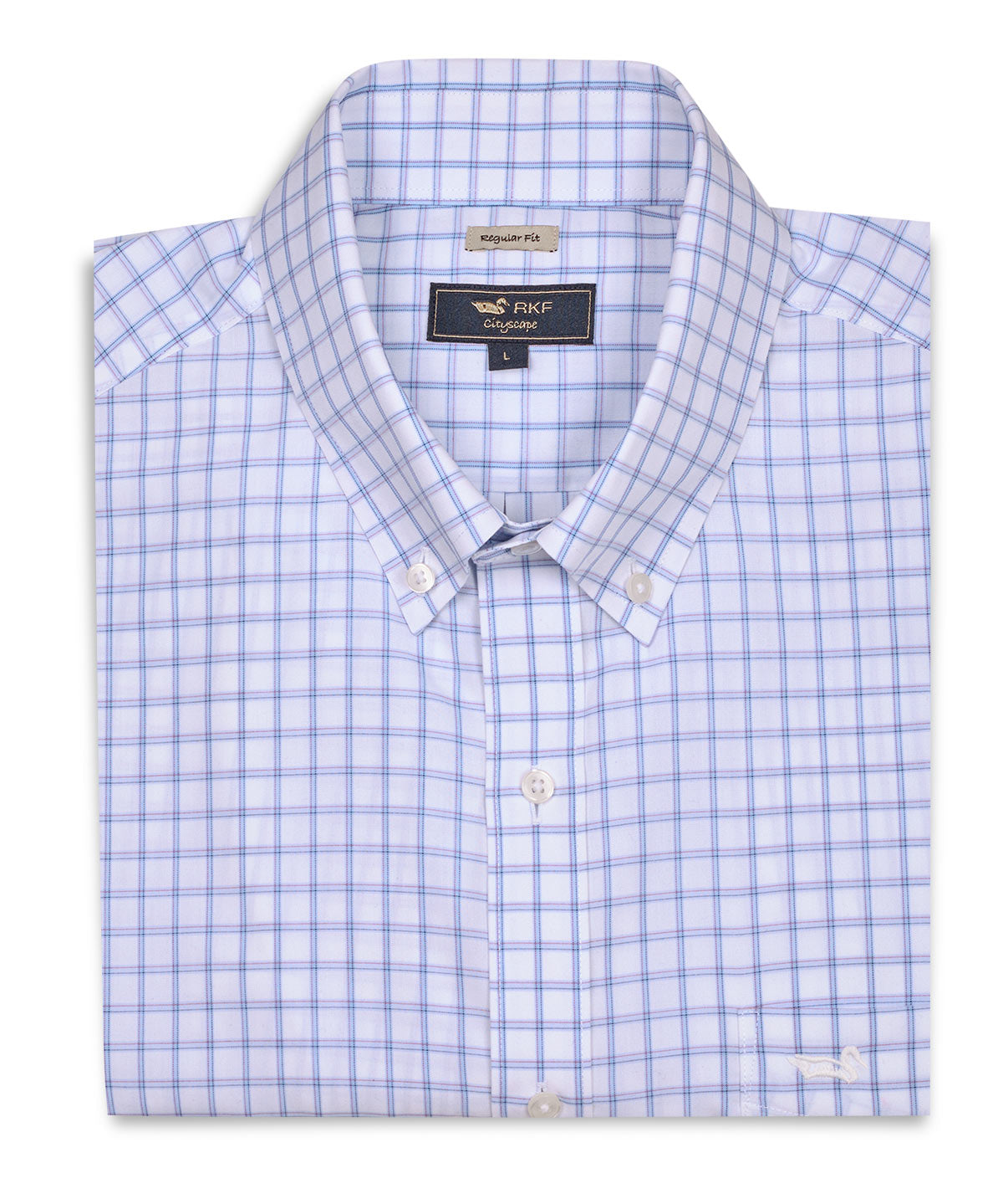 Camisa Cuello Button-Down Hombre Wf Pb Lila Rockford