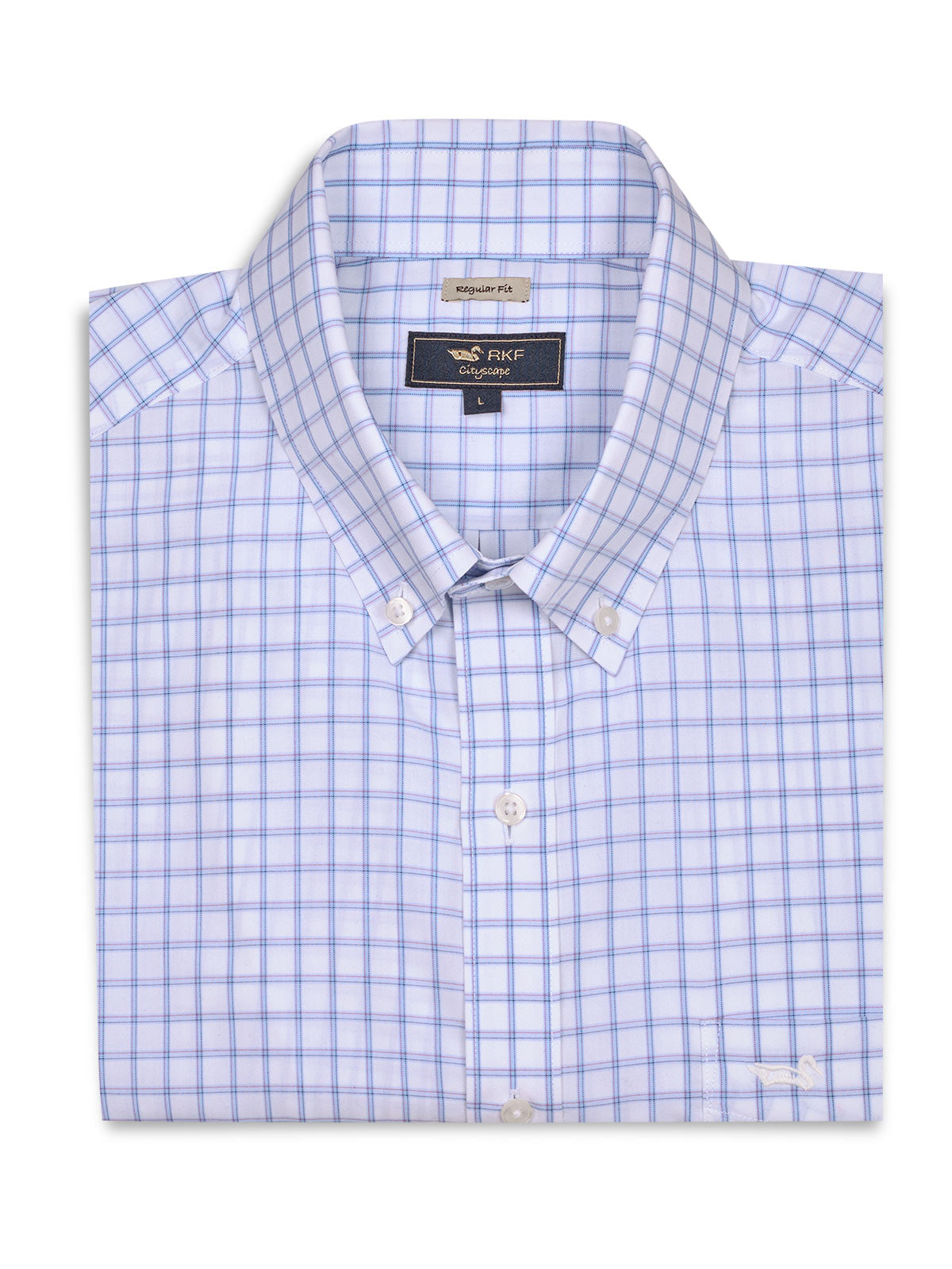 Camisa Cuello Button-Down Hombre Wf Pb Lila Rockford