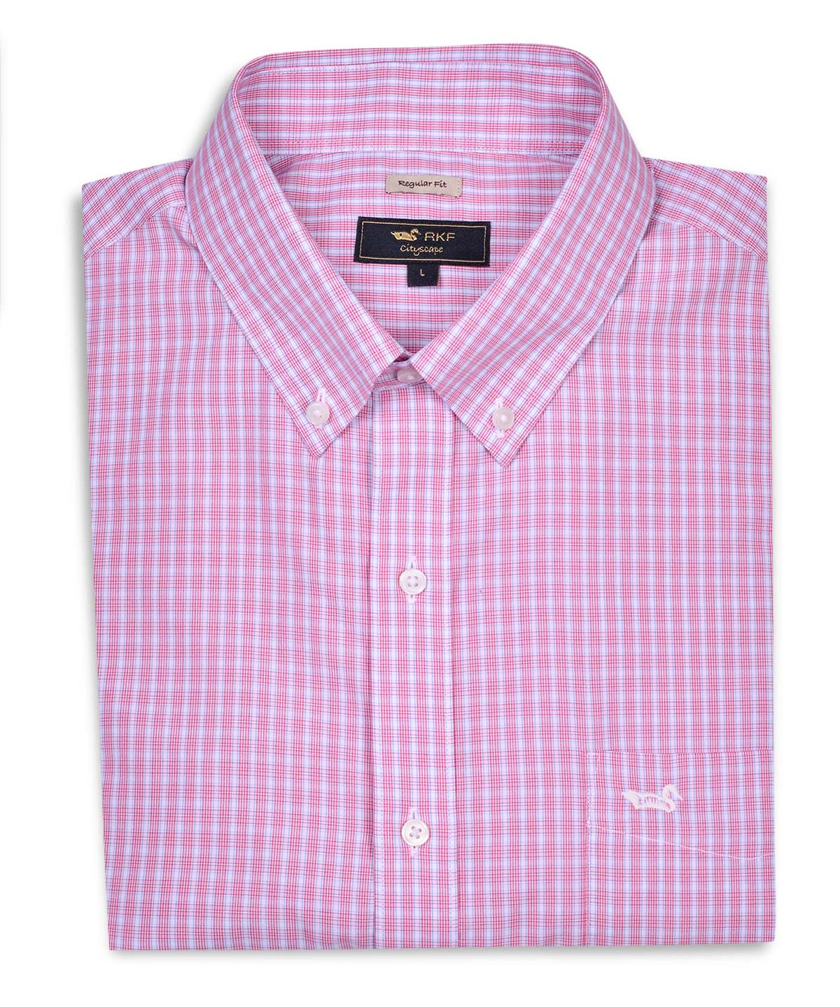 Camisa Cuello Button-Down Hombre Wf Pb Rojo Rockford