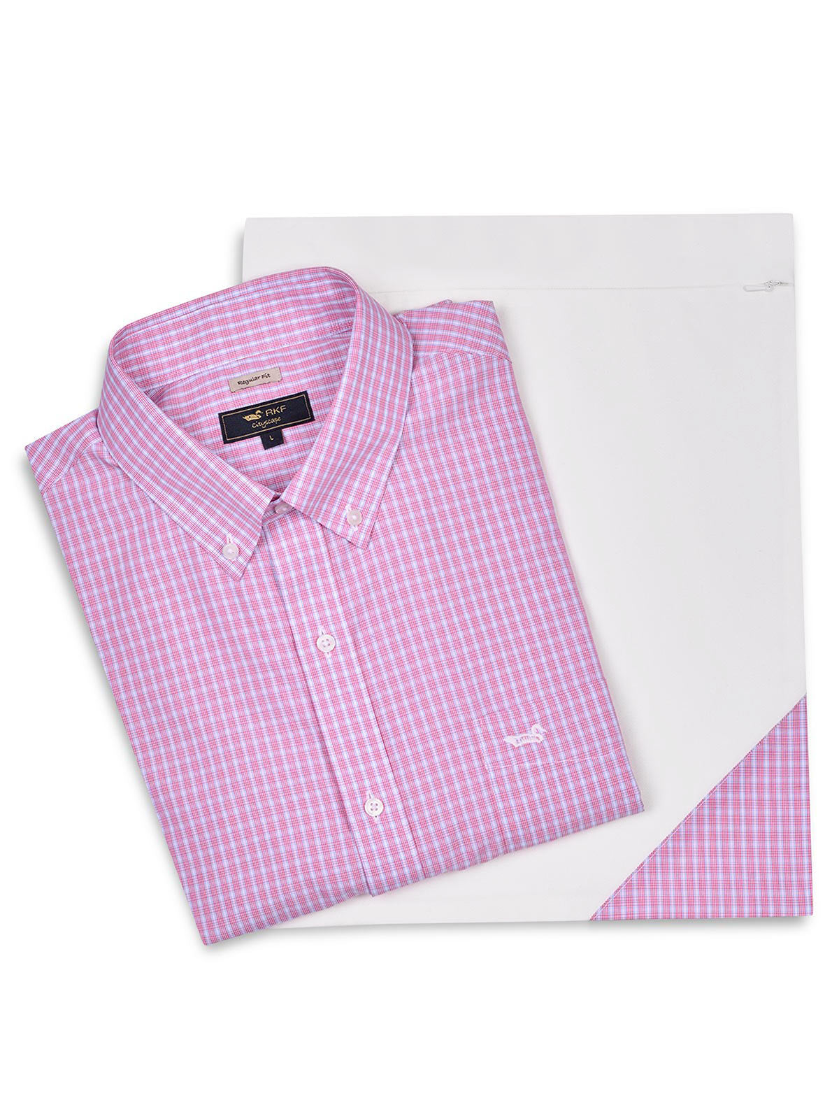 Camisa Cuello Button-Down Hombre Wf Pb Rojo Rockford