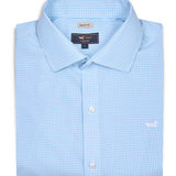 Camisa Cuello Italiano Hombre Wf Pc Azul Rockford