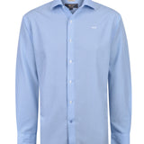 Camisa Cuello Italiano Hombre Wf Pc Azul Rockford