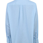 Camisa Cuello Italiano Hombre Wf Pc Azul Rockford