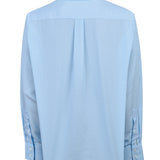Camisa Cuello Italiano Hombre Wf Pc Azul Rockford