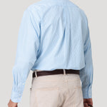 Camisa Cuello Italiano Hombre Wf Pc Azul Rockford