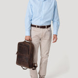 Camisa Cuello Italiano Hombre Wf Pc Azul Rockford