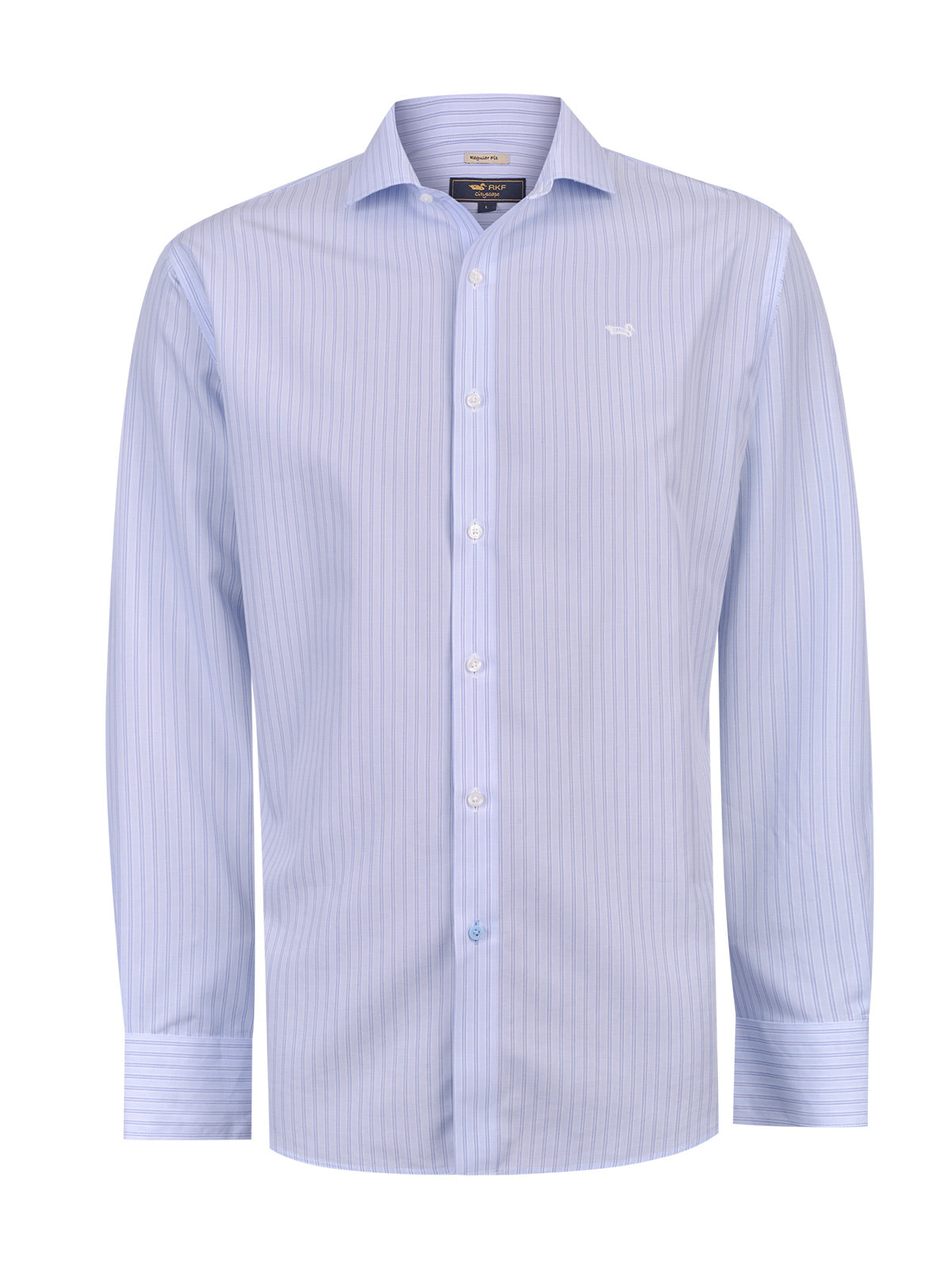 Camisa Cuello Italiano Hombre Wf Pc Gris Rockford