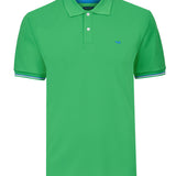 Polera Algodón Pima Hombre Mitchell Verde Rockford