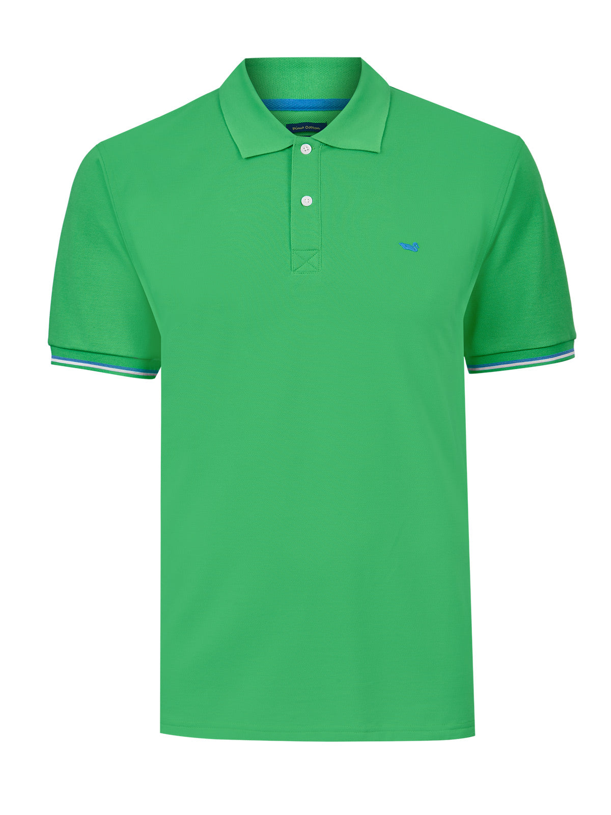 Polera Algodón Pima Hombre Mitchell Verde Rockford