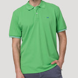 Polera Algodón Pima Hombre Mitchell Verde Rockford