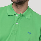 Polera Algodón Pima Hombre Mitchell Verde Rockford