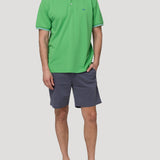 Polera Algodón Pima Hombre Mitchell Verde Rockford