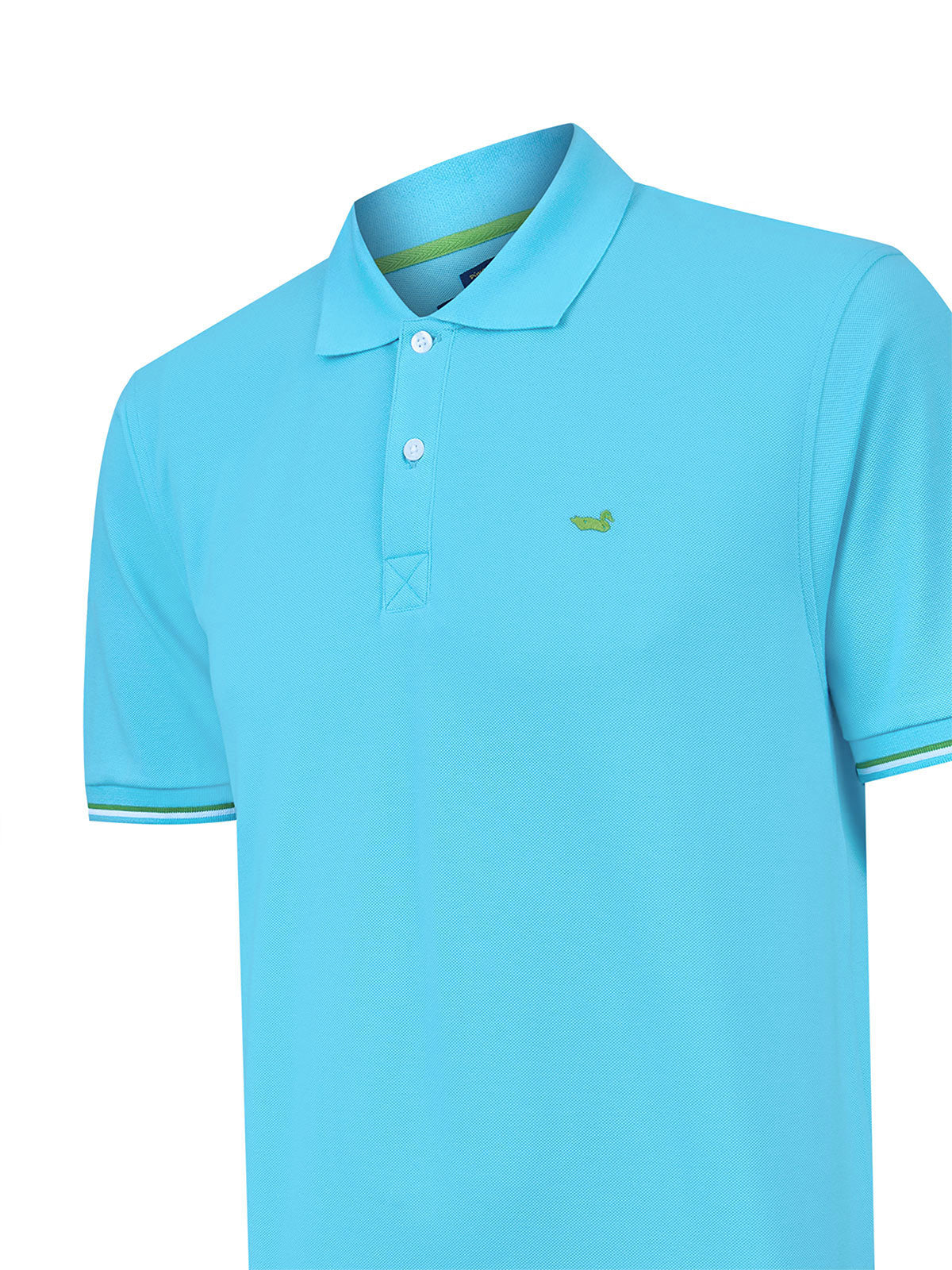 Polera Algodón Pima Hombre Mitchell Indigo Rockford