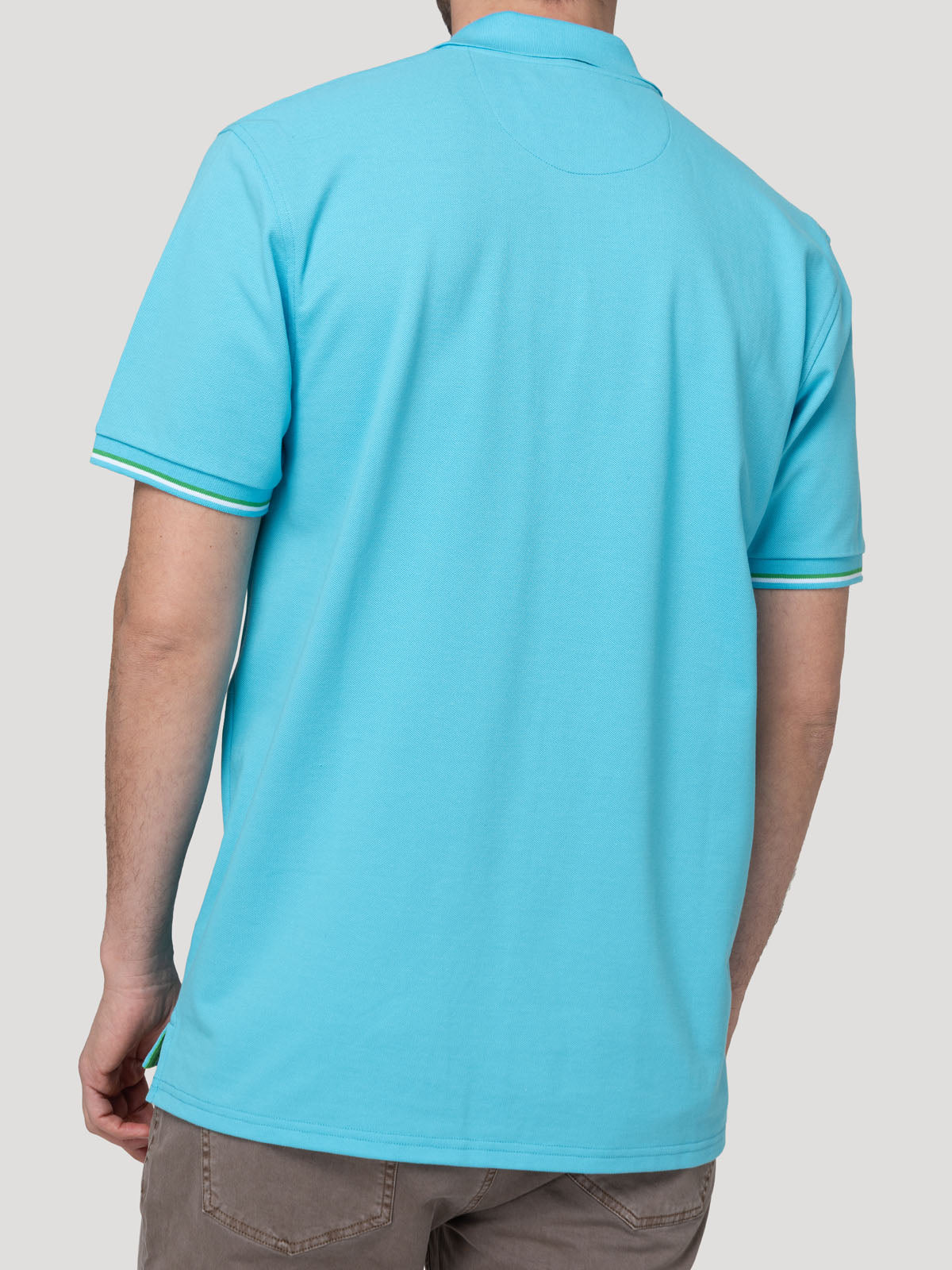 Polera Algodón Pima Hombre Mitchell Indigo Rockford