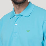 Polera Algodón Pima Hombre Mitchell Indigo Rockford
