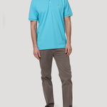 Polera Algodón Pima Hombre Mitchell Indigo Rockford