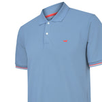 Polera Algodón Pima Hombre Mitchell Celeste Rockford