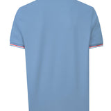 Polera Algodón Pima Hombre Mitchell Celeste Rockford