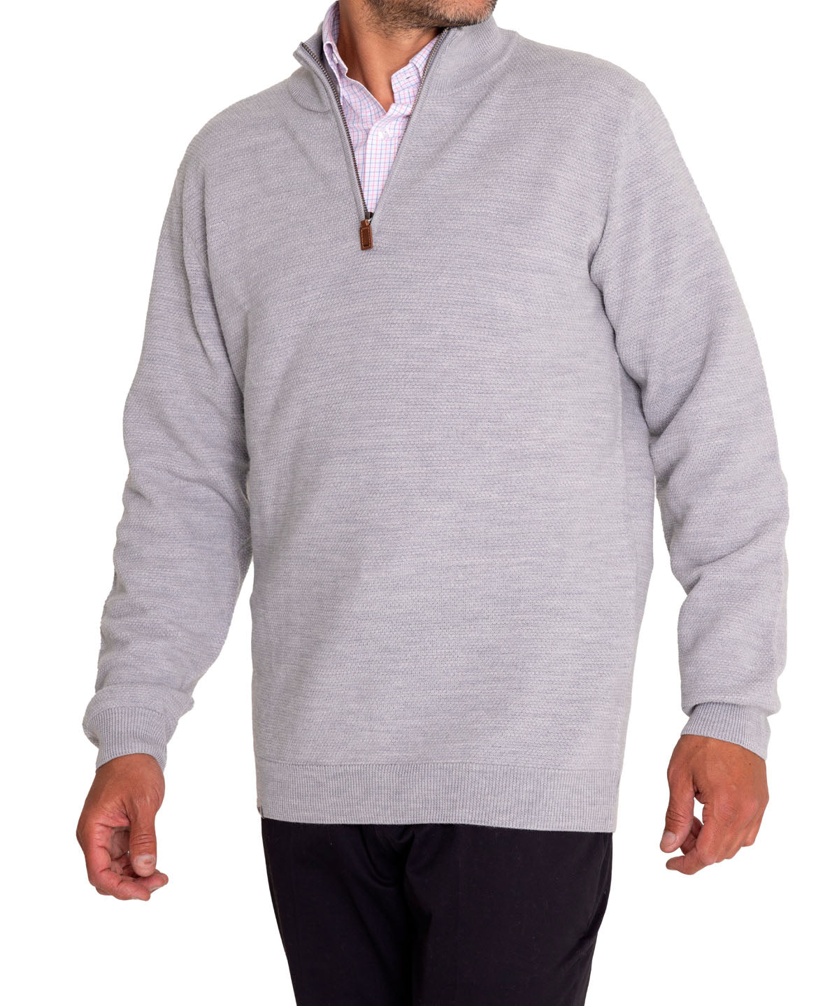 Sweater Lana Merino Hombre Massa Gris Rockford