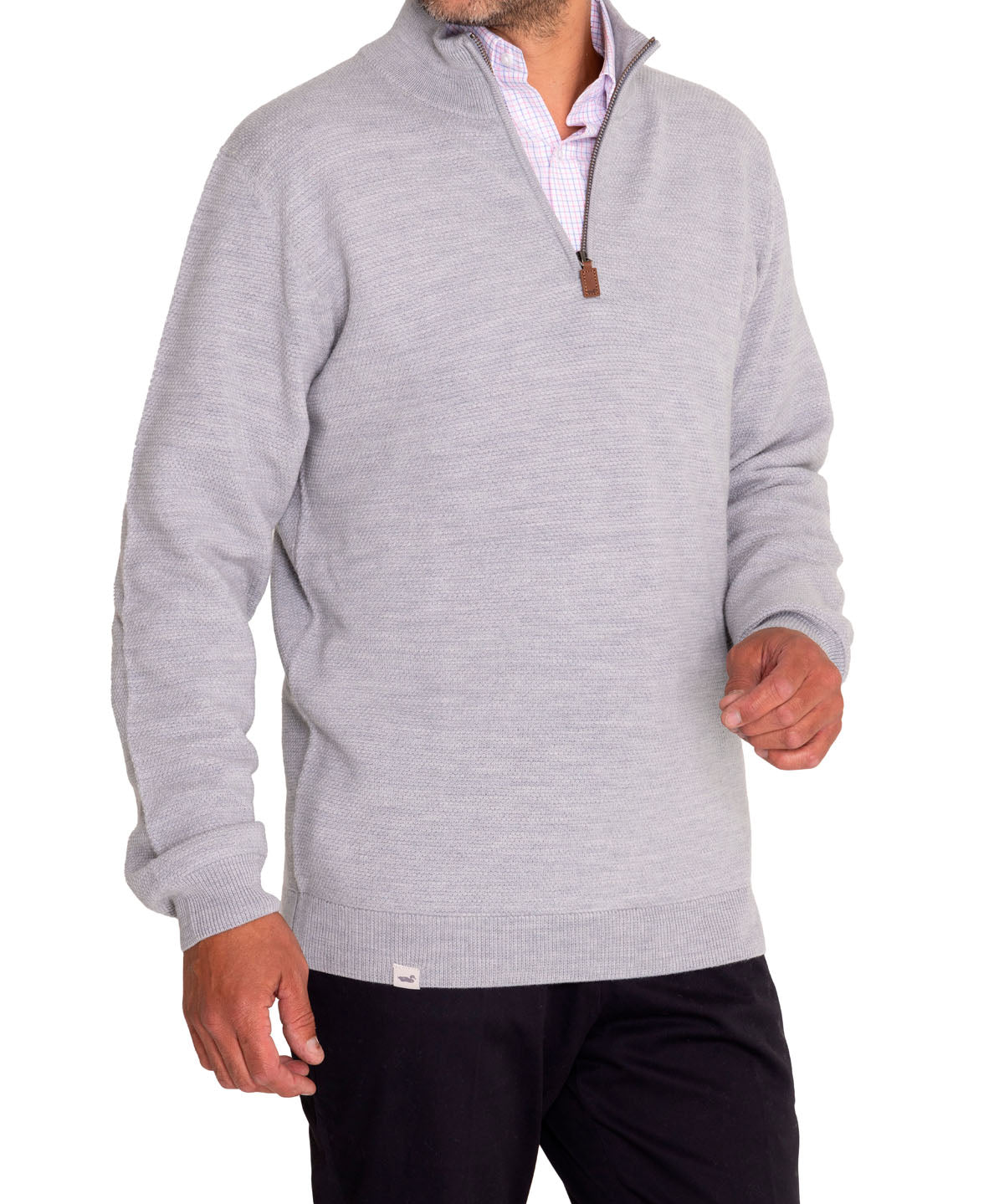 Sweater Lana Merino Hombre Massa Gris Rockford