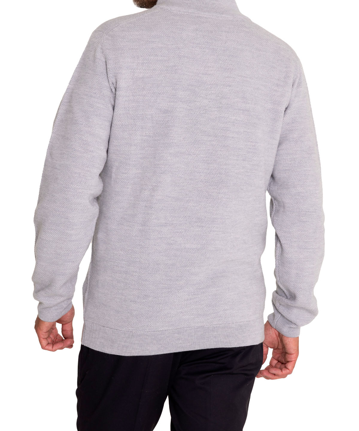 Sweater Lana Merino Hombre Massa Gris Rockford