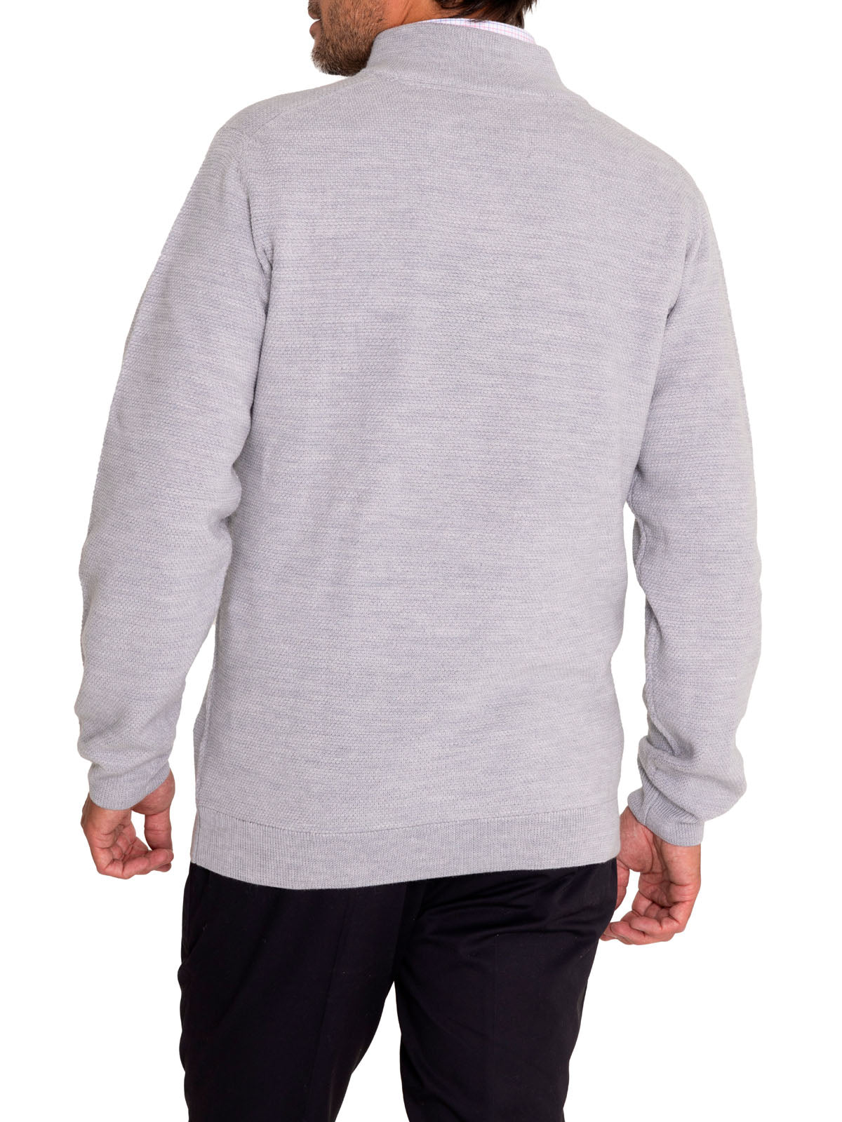 Sweater Lana Merino Hombre Massa Gris Rockford