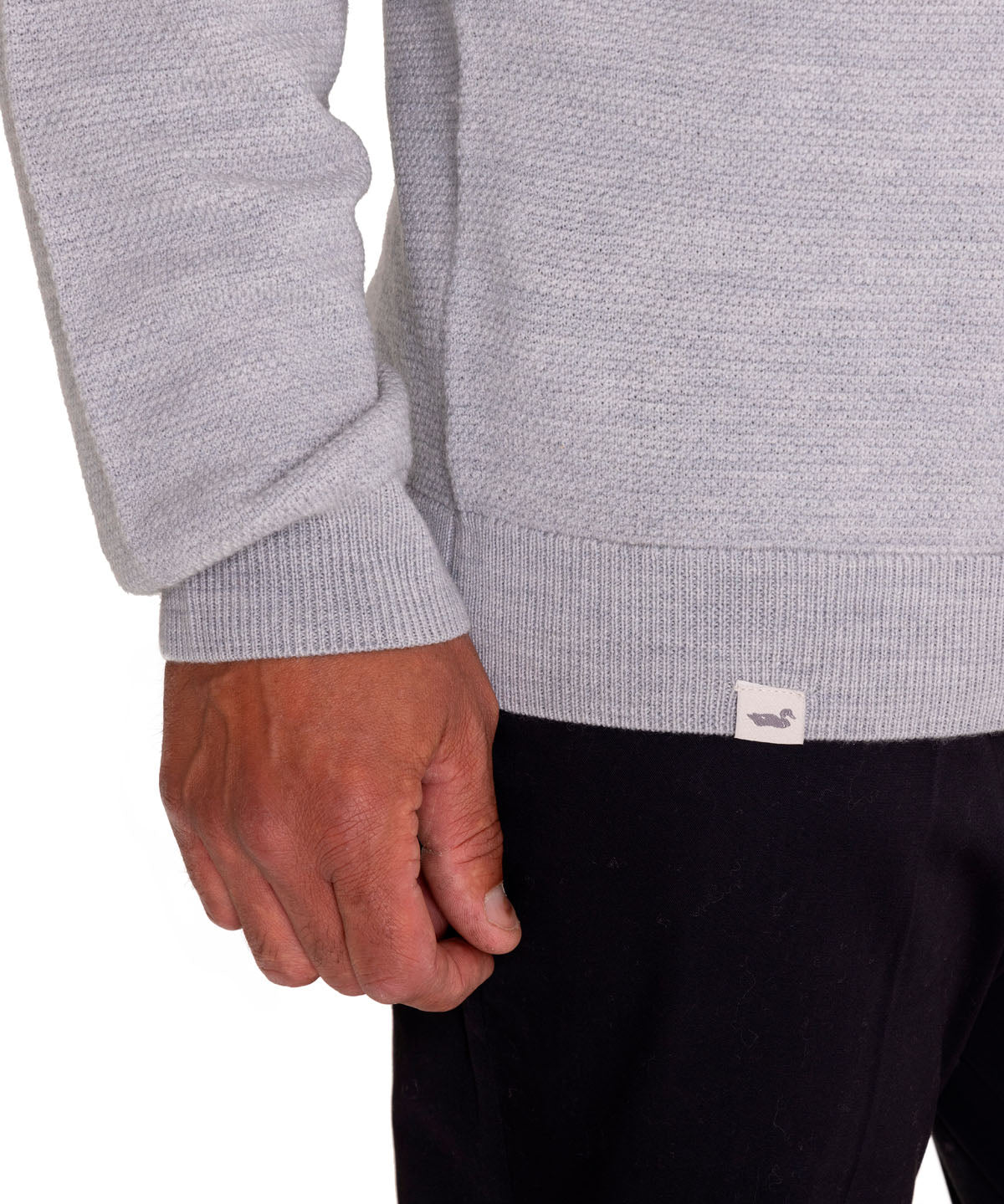 Sweater Lana Merino Hombre Massa Gris Rockford