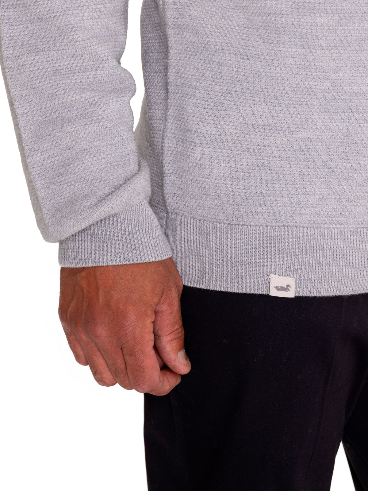 Sweater Lana Merino Hombre Massa Gris Rockford