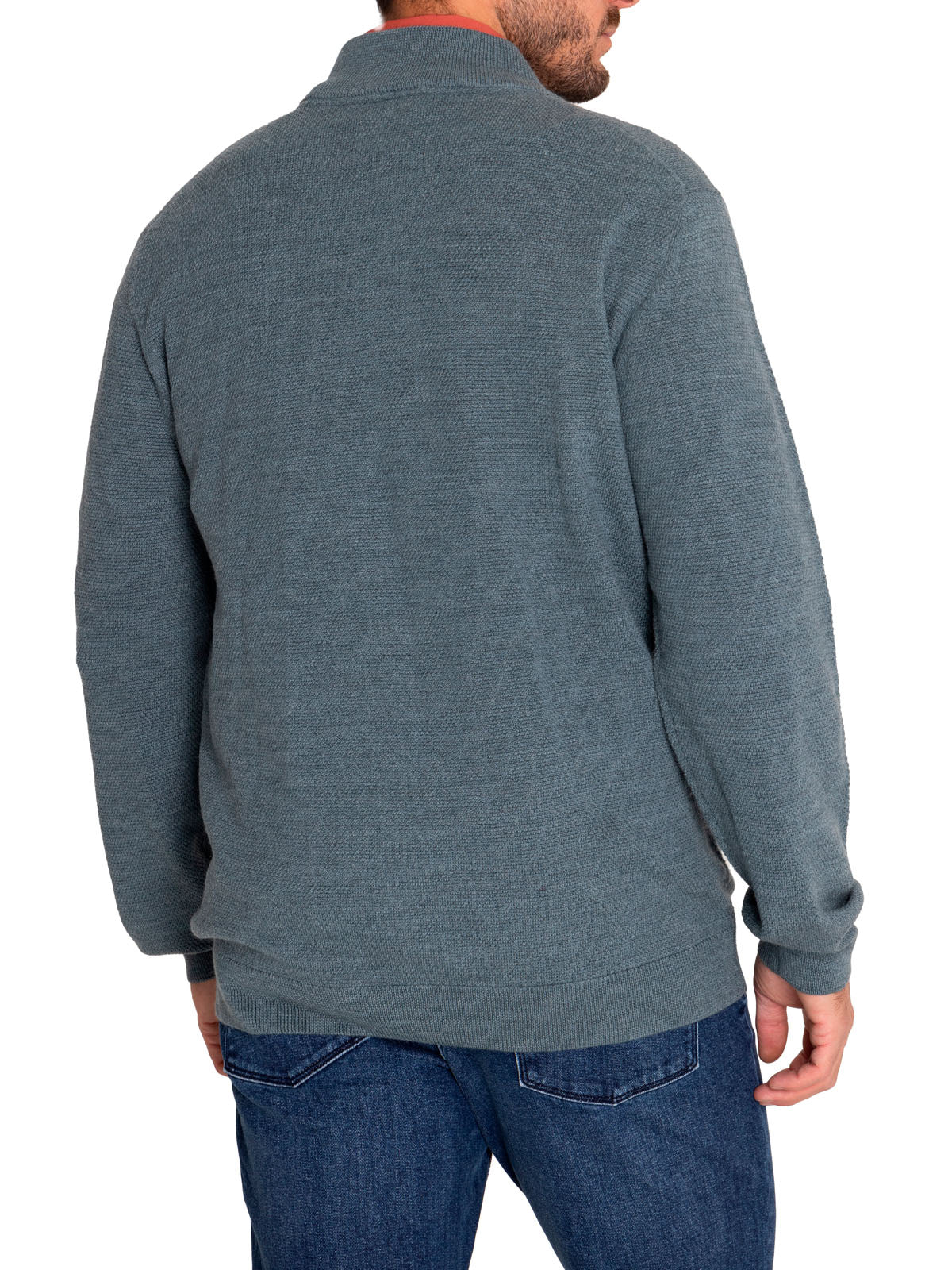 Sweater Lana Merino Hombre Massafull Verde Rockford
