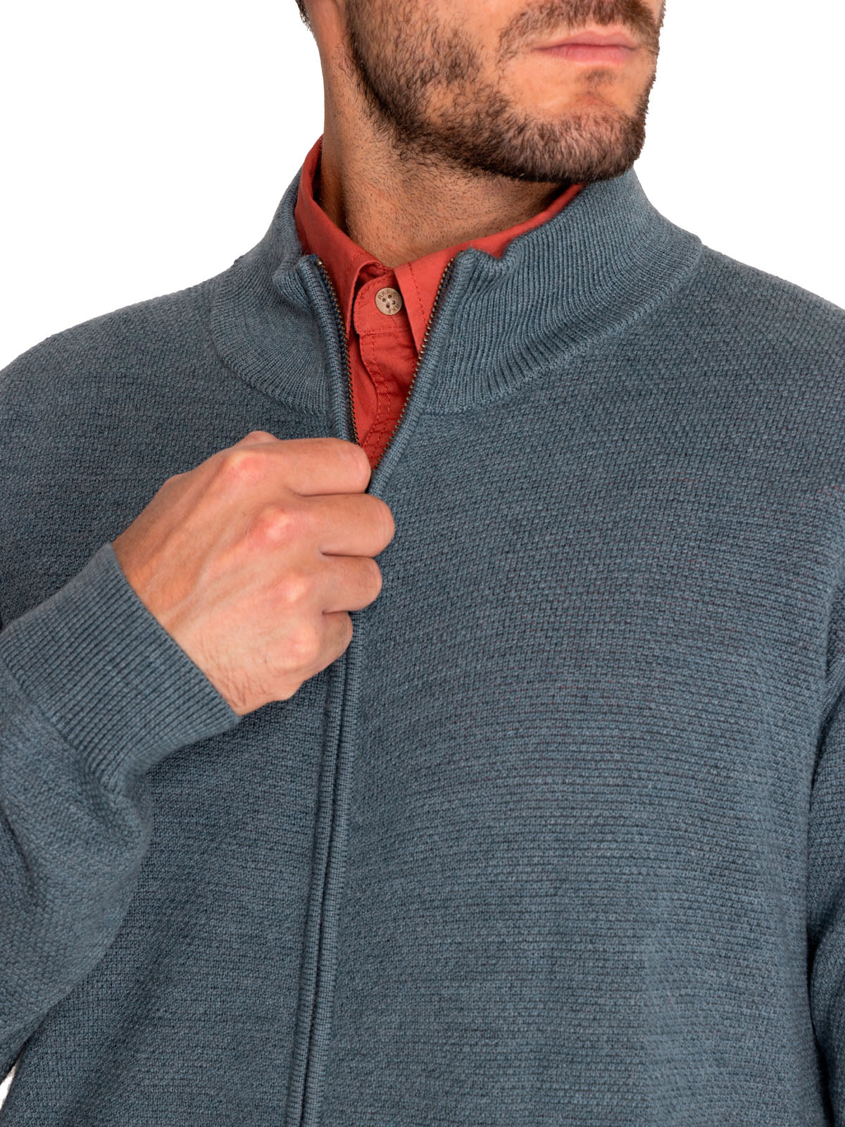 Sweater Lana Merino Hombre Massafull Verde Rockford