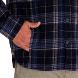 Overshirt Lana Hombre Lumberer Azul Rockford