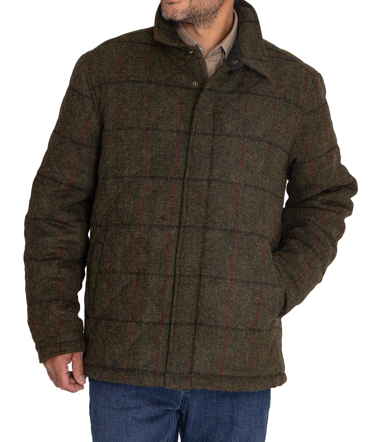 Chaqueta Harris Tweed Hombre Harris Café Rockford