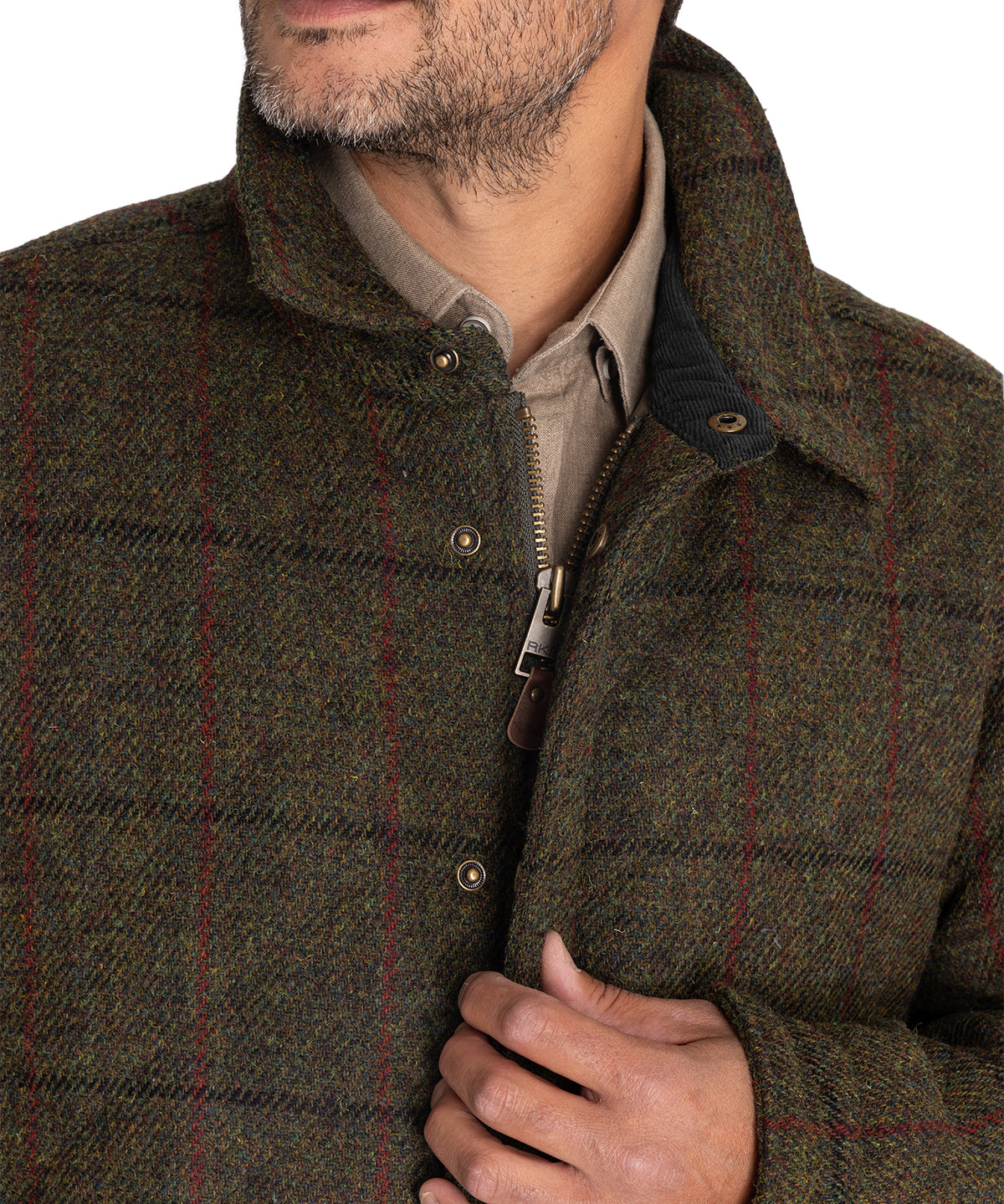 Chaqueta Harris Tweed Hombre Harris Café Rockford