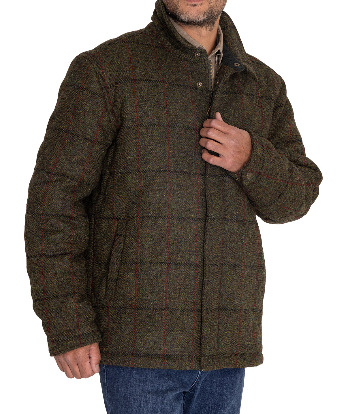 Chaqueta Harris Tweed Hombre Harris Café Rockford