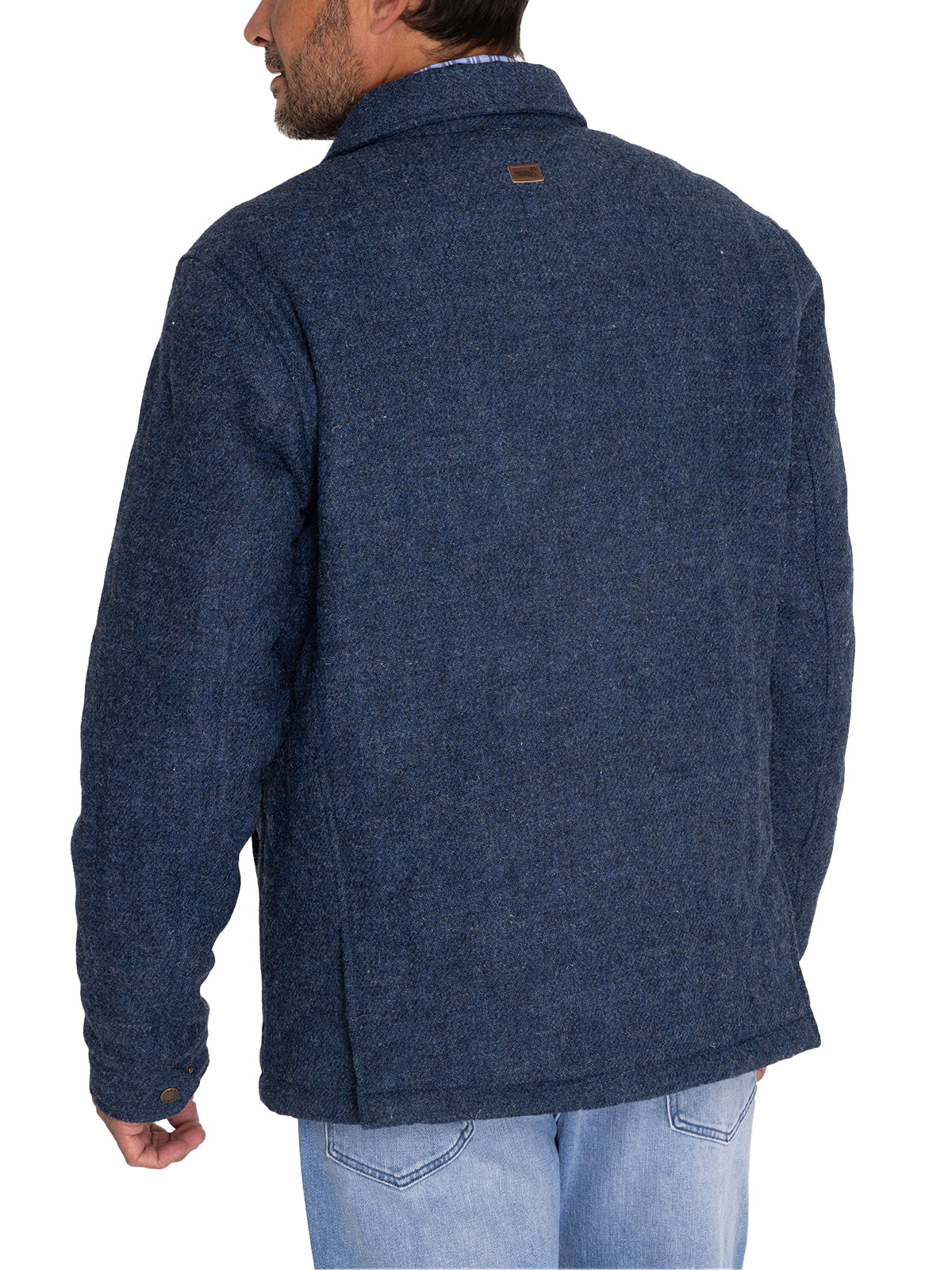 Chaqueta Harris Tweed Hombre Harris Azul Rockford